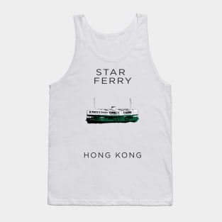 The Star Ferry Connecting the Island, a Must When You Come to Hong Kong Tank Top